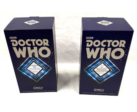 Harrop Doctor Who Limited Edition Figurines x 2 including SV7 Super Voc Robot limited edition no 9 and Cyberman 1966, limited