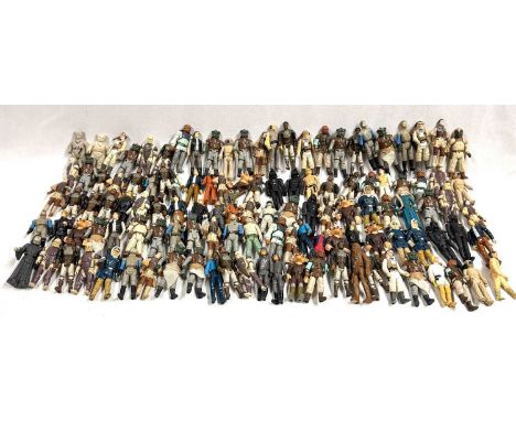 Kenner Star Wars vintage 3 3/4" figures x 120 including Darth Vader, Obi-Wan Kenobi, Princess Leia Hoth, Nikto, Klaatu, Luke 