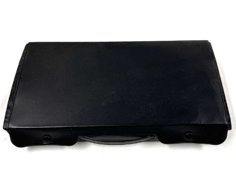 Lone Star vintage The Man from U.N.C.L.E attaché case set, comprising of polystyrene packed vinyl covered attaché case contai