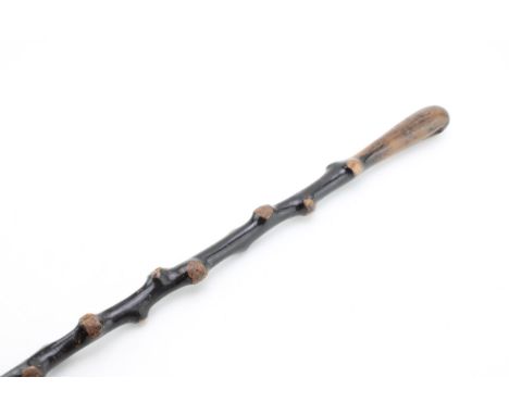 Early c20th blackthorn walking stick c1900  excellent condition with wonderful patina measuring 86 cm