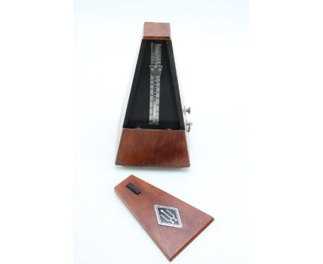 A vintage metronome made in Germany. Height 22cm.