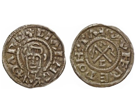 † Archbishops of Canterbury, Ceolnoth (833-70), silver Penny, Canterbury mint, moneyer Wunhere, Group I, facing bust breaking