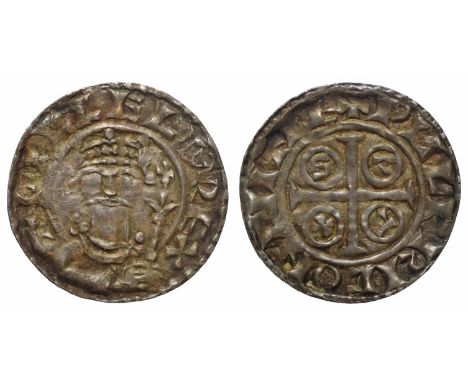 † William I (1066-87), silver Penny PAXS type (1083-86), Canterbury mint, moneyer Wulfric, facing crowned bust with sceptre t