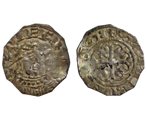 † Stephen (1135-54), silver Penny, cross moline Watford type (c.1136-45), Hastings mint, moneyer Saewine, crowned bust with s