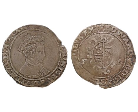 † Edward VI (1547-53), debased silver Shilling, 1549, Second Issue, transposed legends, 1549 in Roman numerals, Southwark min