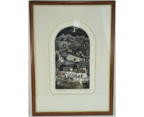 Graham Clark Pencil Signed Ltd Edition - Lithograph Colour Block Print, Titled ' Shepherds Delight ' This Is Number 116 of 25