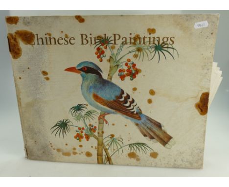 A collection of Chinese signed colour plates including The great kiln, digging the clay, The kaolin is pressed in a mould and