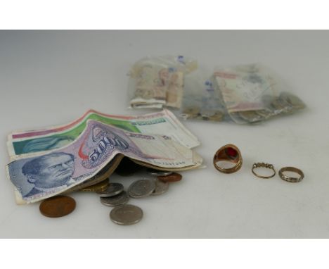 4x gold watches, 9ct gold gents watch, ladies Rotary all gold watch and bracelet, ladies 9ct gold watch and rolled gold brace