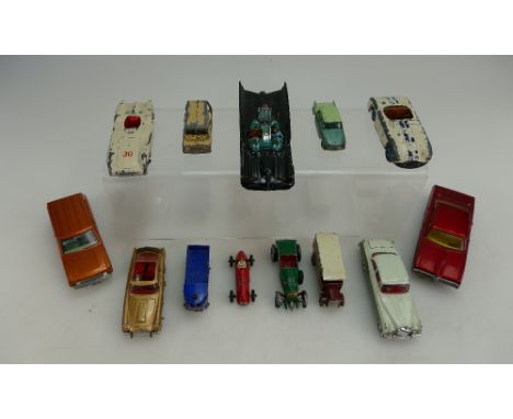 Large quantity of Dinky Corgi and other vintage vehicles, metal toy soldiers etc (includes early material) 