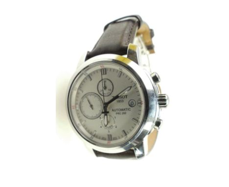 Tissot gents automatic PRC200 chronograph watch, original box, guarantee and paperwork
