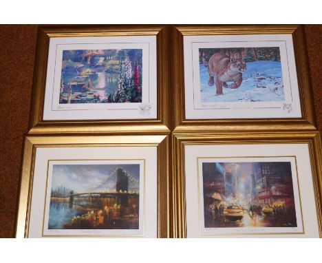 Four limited edition signed prints by Noel Gregory, all with COA 
