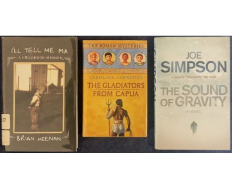 Book Collection of 3 Signed Books featuring- The Gladiators from Capua by Caroline Lawrence, inscribed and dated 2004 by the 