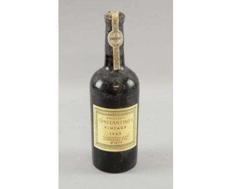 Vintage port 1963 Constantino's numbered bottle 365486