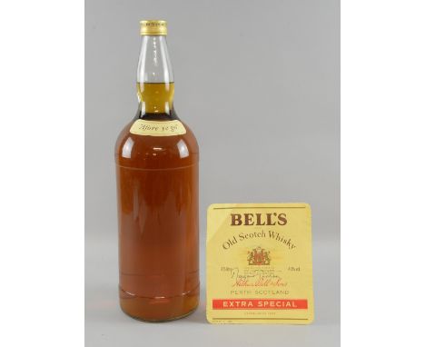 4.5 Litre Bottle of Bells Scotch Whisky, Promotional Stock Extra Special, Boxed with Label (detached) signed by Margaret That
