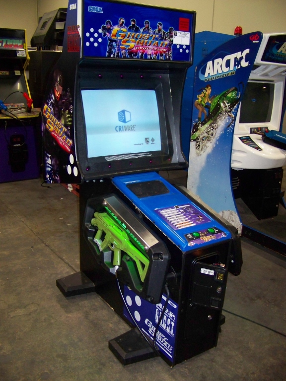 GHOST SQUAD EVOLUTION SHOOTER ARCADE GAME SEGA. . Item is in used