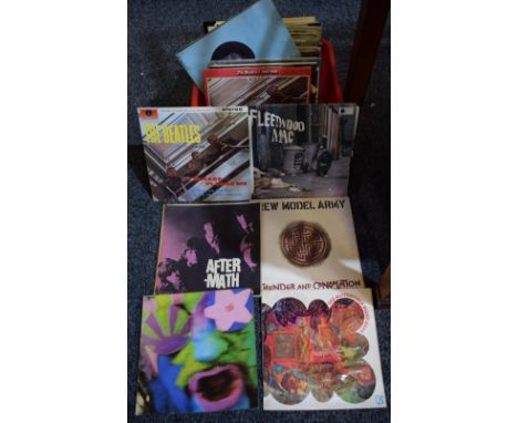 Vinyl Records LP's - water damaged LP's including The Beatles; The Rolling Stones; Fleetwood Mac; Queen; Eric Clapton; T-Rex;