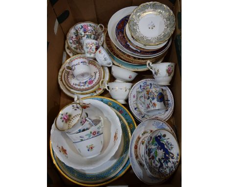 Ceramics - 19th century and later including Barr Flight &amp; Flight; a Royal Worcester Jubilee year 1887 plate, in the manne