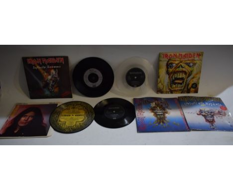 Vinyl Records - 7” singles including Iron Maiden - Bring your Daughter…To the Slaughter 7” picture disc (Brain pack) - EMPD 1