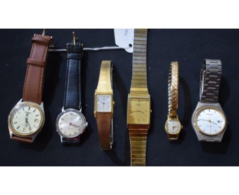 Wristwatches including Sekonda, Pulsar, Seiko, Timex, etc (6)