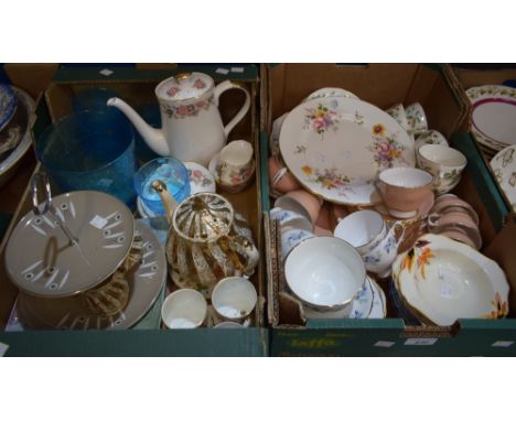 Ceramics and Glass - a Duchess Strawberry Fields pattern part tea service; others, Colclough, Royal Vale, etc; a Salisbury co