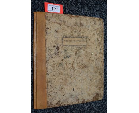 Ferguson's Astronomy, the 17 folding engraved plates only, [eighth edition, London: J.F. and C. Rivington, 1790], including F