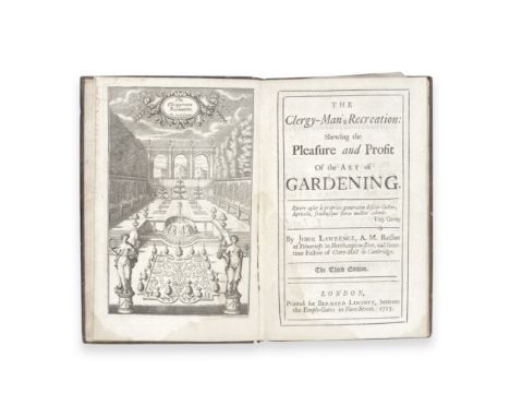 LAURENCE (JOHN)The Clergy-Man's Recreation: Shewing the Pleasure and Profit of the Art of Gardening,  third edition, engraved