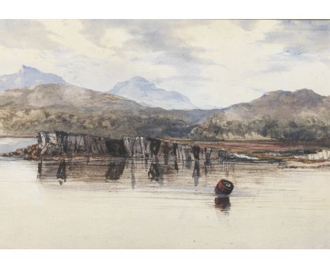 David Cox Snr. O.W.S. (British, 1783-1859)On the Welsh coast in a calmWatercolour 24 x 35cm (9 7/16 x 13 3/4in).Footnotes:Dav