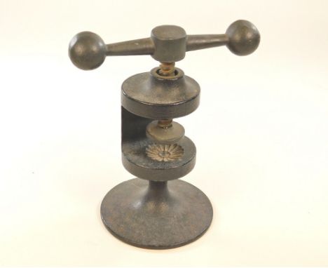ROBERT WELCH. A Robert Welch cast iron nutcracker. Height (closed) 15cm. Provenance: Jennie &amp; Arthur Hancox.