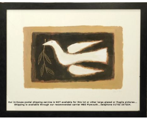 BREON O'CASEY. Bird. Print, signed in pencil. Full size 59 x 79cm.