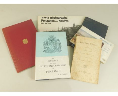 J.S. COURTNEY. 'Half a Century of Penzance'. Contents complete, lacks covers. 1878. Scarce. Rev. W. Lach-Szyrma, 'Old Cornwal