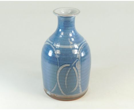 PAUL BARRON A bottle vase. Impressed mark. Height 22.5cm