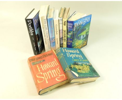 G. TUCKER. 'Porthlyn' (signed) 1999. Aitken R. 'The Girl from Penvarris' (signed) p/b 1995. Plus 7 other Cornish fiction.