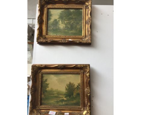 A PAIR OF SMALL PRINTS