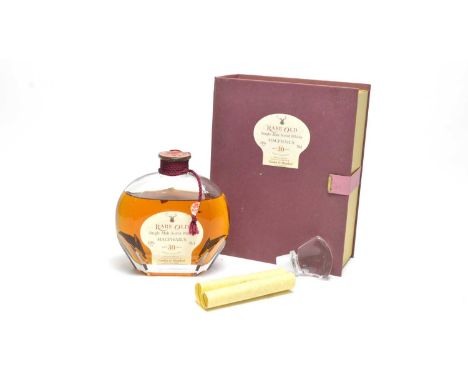 Macphails Rare Old Single Malt Scotch Whisky, 30 years old, 40%vol 70cl, in decanter bottle, with certificate and box.