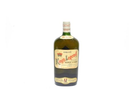 Ainslie's 'Kings Legend' Finest Scotch Whisky, 1950s bottling (one bottle)