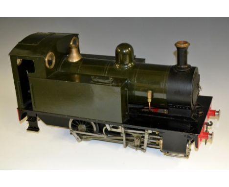 A scratch built live steam locomotive, 3.5in scale, 0-6-0  Juliet, made from L B & Co drawings, 49cm long