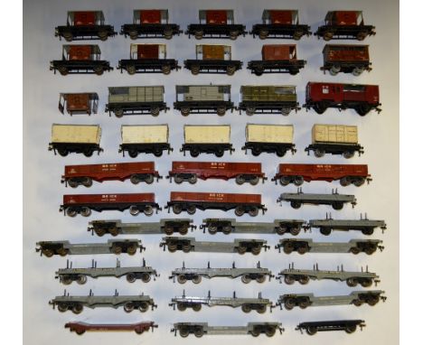 Hornby Dublo Rolling Stock -  D1/32047 goods brake van, Br Park Royal, W68796;  D1/32045 goods brake van, BR M730026;  D1/320