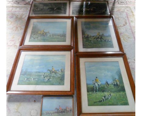 Various hunting prints