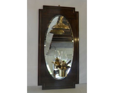 Ships mirror with paraffin lamp in a gyroscopic cradle