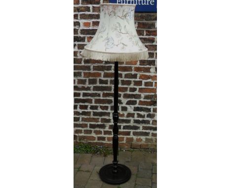 Standard lamp and shade