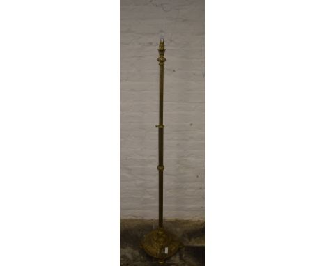 Brass Victorian style standard lamp