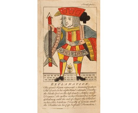Kidgell (John) The Card, London: J. Newbery, 1755, 12mo, full 18th century calf, two volumes, first edition, hand-coloured en