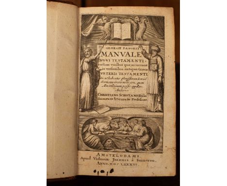 New Testament [Greek] Novum Testamentum Ex Bibliotheca Regia, Paris: Roberti Stephani [Robert Estienne], 1569-68, 12mo, 2 par
