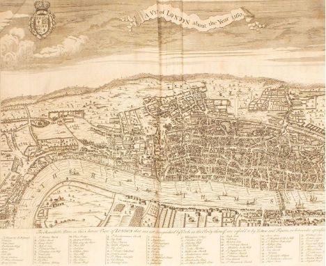 Maitland (William) The History of London from its Foundation, London: Samuel Richardson, 1739, tall folio, first edition, pan