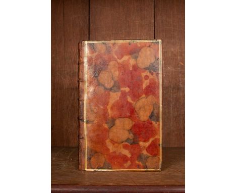 Moliere (Jean Baptiste Poquelin de) Oeuvres de Moliere, Paris: La Compagnie des Libraries Associes, 1773, marbled edges, book