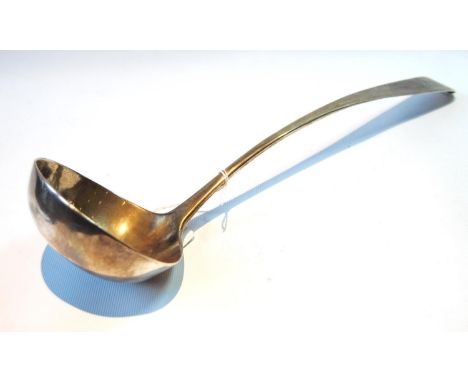 Montrose: silver soup ladle, initialled, 36cm, 210g or 6oz. 
