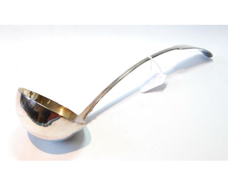 Wick: silver soup ladle, fiddle pattern with circular bowl, by John Sellar, c. 1820, 200g or 6½oz. 