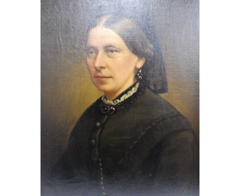 19th Century British School Portrait of Elizabeth Duncan (Nee Milligan) of Westbourne, Otley, Yorkshire, sister of John Milli