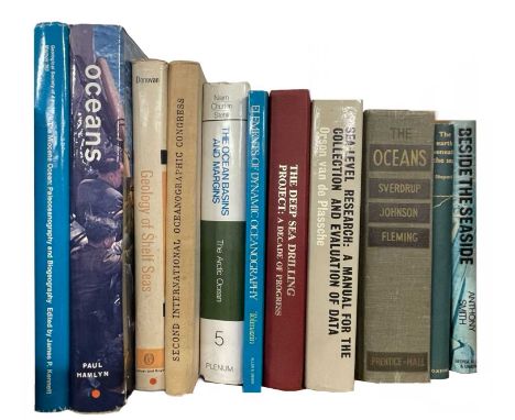 A collection of books relating to Oceanography, sea-levels and oceanic biogeography, to include: ORSON VAN DE PLASSCHE: SEA L