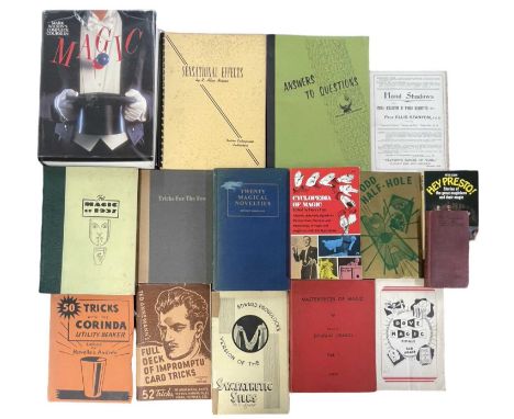 MAGIC AND CONJURING INTEREST: Various books and pamphlets